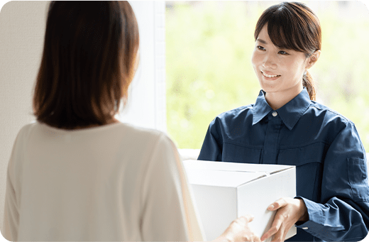 顔が見える安心感。一人ひとりが“誠実に”お届けします。